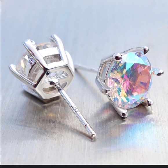 *More Coming*Rainbow Topaz Earrings - Picture 4 of 8